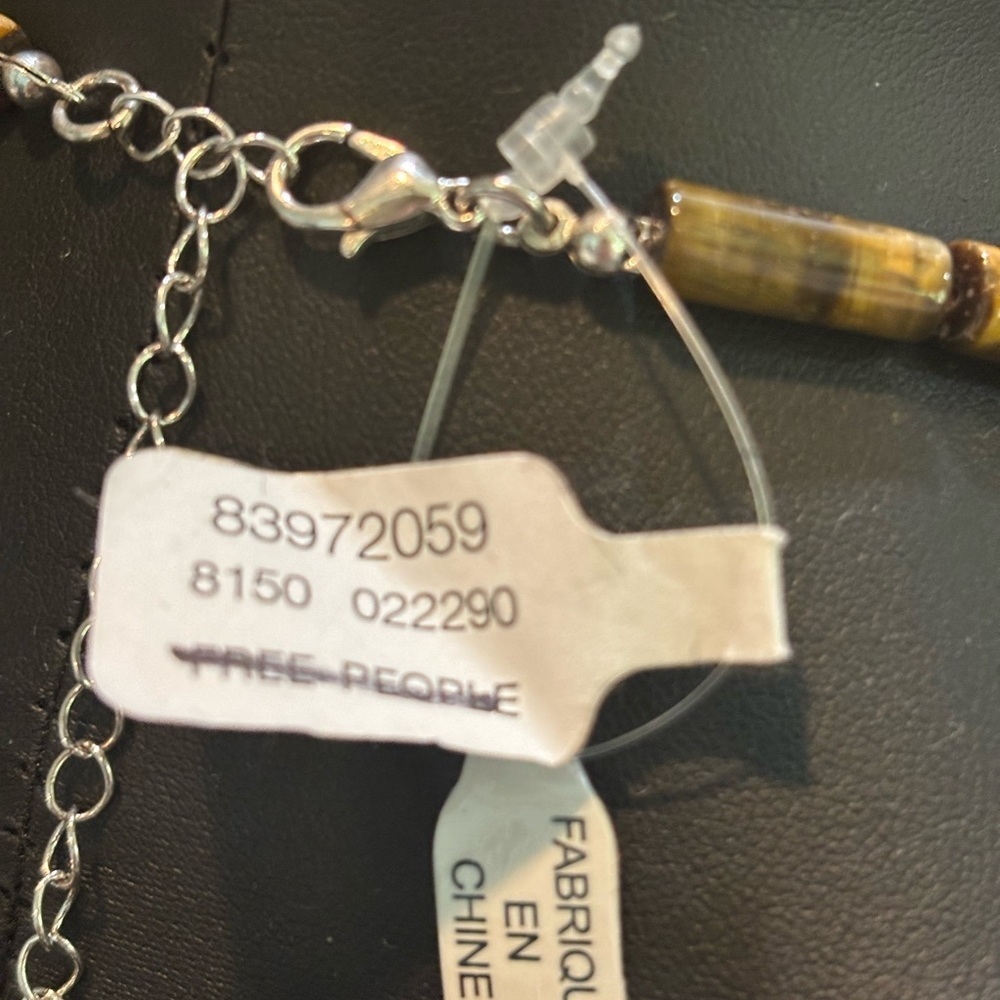 Free People Birdie Beaded Necklace NWT - Picture 4 of 4